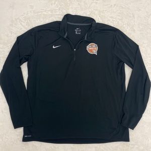 Basketball Hall of Fame Nike half zip dri-fit pullover.  Size XXL